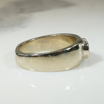 Chic Modernist White Gold & Diamond Gypsy Band