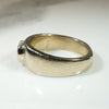 Chic Modernist White Gold & Diamond Gypsy Band