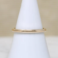 Slim 14k Gold Wedding Band in Size 8.25