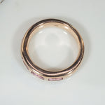 Pretty in Pink Sapphire & Curvaceous Rose Gold Band