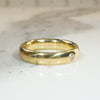 Buttery 18k Gold Band with Single Sparkling Diamond