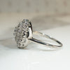 Lavish Mid Century Diamond Cluster Ring