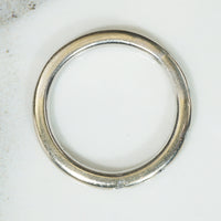 Curved White Gold and Diamond Band
