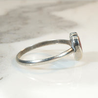 Opposites Attract Coral & Turquoise Heart Ring