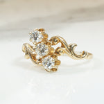 Swirling Beauty Antique Diamond Ring