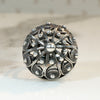 Bohemian Sterling Filigree Bombé Ring