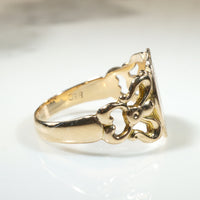 Bountiful Bows Otsby & Barton "B" Signet Ring