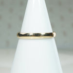 Lightweight Size 8 14k Gold Band