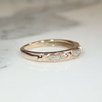 Darling Rose Gold & Diamond Wedding Band