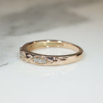 Darling Rose Gold & Diamond Wedding Band