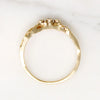 Whimsical Sapphire & Gold Contour Band