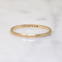 Lightweight Size 9.5 14k Gold Wedding Band