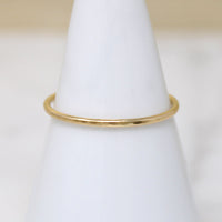 Super Slim Vintage 1mm Gold Band
