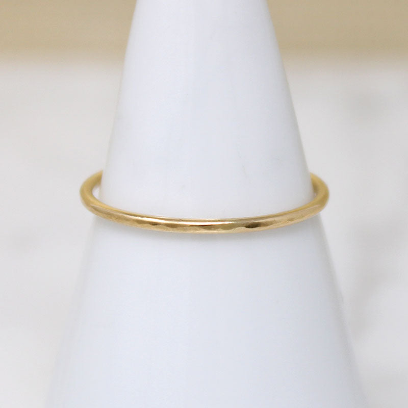Super Slim Vintage 1mm Gold Band