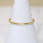 Super Slim Vintage 1mm Gold Band