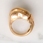 Dynamic Retro Ring in 14k Rose Gold