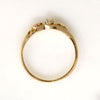 Dainty Diamond Band with Colorful Leaves