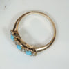 Pretty Posy Turquoise & Pearl Edwardian Ring