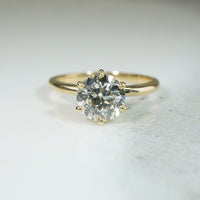 Dazzling 1.63ct Old European Cut Diamond Solitaire
