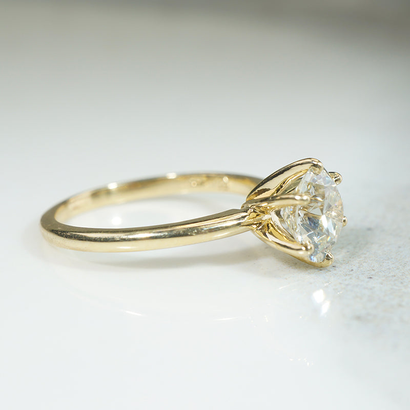 Dazzling 1.63ct Old European Cut Diamond Solitaire