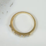 Clean-Lined Baguette Diamond & 18k Gold Band