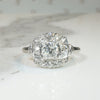 Platinum Vintage 1930's OEC Diamond Ring