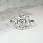 Platinum Vintage 1930's OEC Diamond Ring