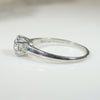 Tasteful Old European Cut Diamond & Platinum Engagement RIng