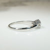 Tasteful Old European Cut Diamond & Platinum Engagement RIng