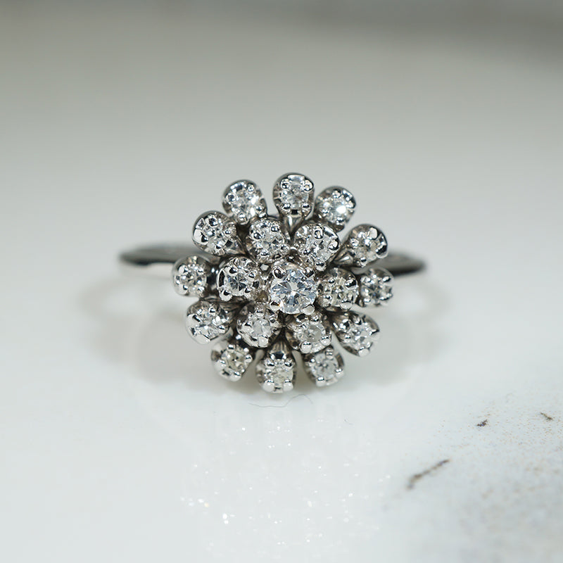 Fab 1960s Diamond Cocktail Ring