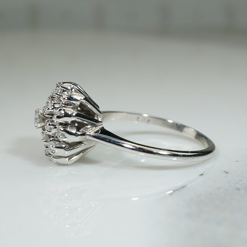 Fab 1960s Diamond Cocktail Ring