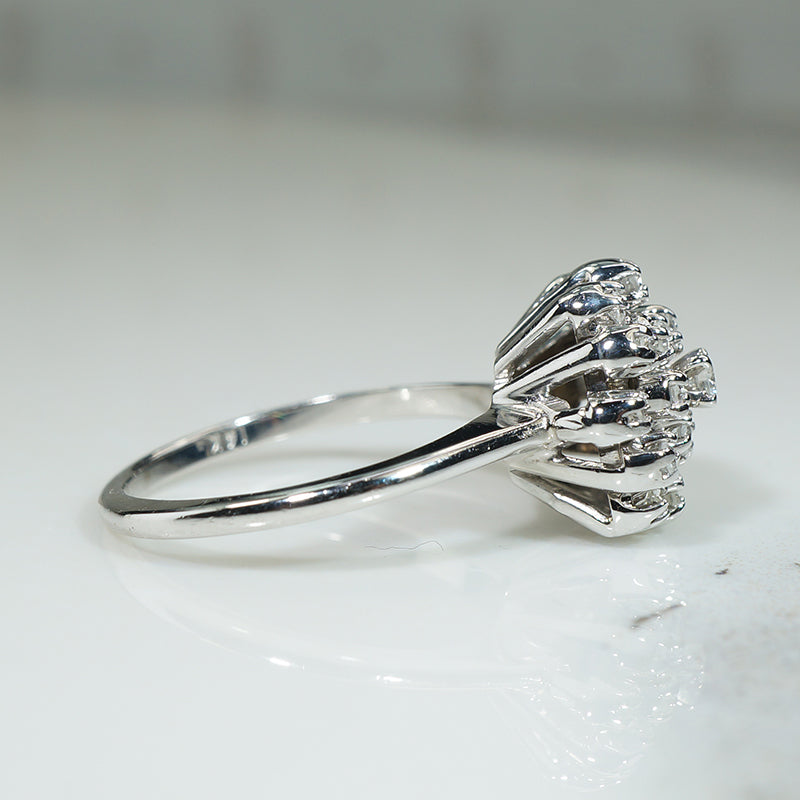 Fab 1960s Diamond Cocktail Ring