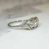 Filigreed Trilogy Ring with Champagne Diamond