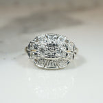 Early 1940s Diamond Cluster Ring 