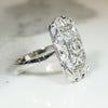 Exquisite Art Deco Platinum & Diamond Panel Ring