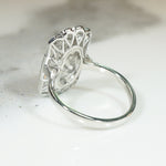 Exquisite Art Deco Platinum & Diamond Panel Ring