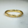 Estate 18k Gold and Diamond Molten Band