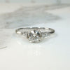 Exquisite 1/2 Carat Old Mine Cut Diamond Deco Ring