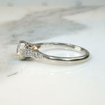 Exquisite 1/2 Carat Old Mine Cut Diamond Deco Ring