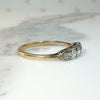 Delightful Old Diamonds in Silver & Gold Band