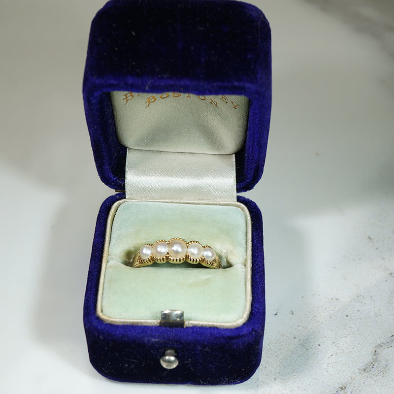 Luminous Natural Pearl Band in Original Box