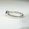 Sparkling Vintage Diamond in White Gold Bezel Ring by 720