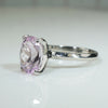 Lovely Kunzite Solitaire Ring