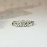 Lovely Vintage White Gold Diamond Band