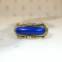 Egyptian 19th Century Lapis Lazuli & 18k Gold Ring