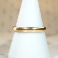 Charming Size 10 14k Gold Band Circa 1900