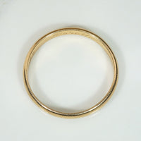 Charming Size 10 14k Gold Band Circa 1900