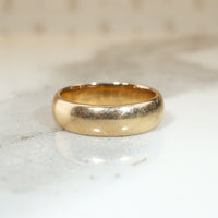 Antique Austrian Gold Wedding Band Size 6