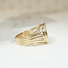 Gold Pinky Coin Ring