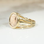 Gold Pinky Coin Ring